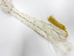 未使用品　正絹　手組帯締め